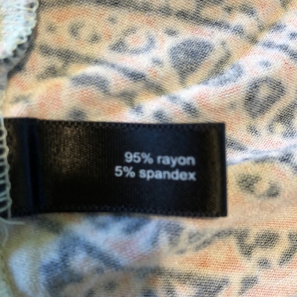 The Limited Top Peach Paisley Tank Sleeveless Large - Picture 5 of 6